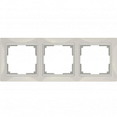 Купить Рамка Werkel Snabb Basic WL03-Frame-03 Слоновая кость трехместная по низкой цене
