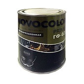 Купить Грунт-эмаль NOVOCOLOR ГФ-021 красно-коричневая 0,9 кг по низкой цене