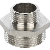 Купить Ниппель Stout переходной SFT-0004-001121 1 1/2х1 дюйм никелированный с наружной резьбой по низкой цене