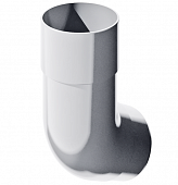 Купить Колено трубы Технониколь ПВХ D125/82 мм угол 135 градусов белое по низкой цене