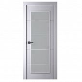 Купить Дверное полотно Belwooddoors Арвика эмаль белая стекло Мателюкс кристалайз 2000х900 мм по низкой цене