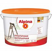 Купить Краска Alpina Практичная интерьерная матовая 5 л по низкой цене