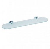 Купить Полочка Bemeta Oval стеклянная 118402031 хром по низкой цене