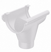 Купить Воронка желоба Galeco ПВХ D152/100 мм RAL 9010 белая по низкой цене