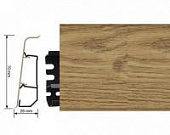 Деревянный, металлический, пластиковый напольный плинтус.