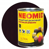 Купить Пропитка Neomid Bio Color Ultra для древесины Махагон 0,9 л по низкой цене
