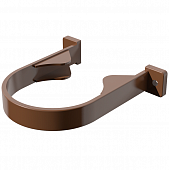 Купить Хомут трубы Технониколь ПВХ D125/82 мм коричневый по низкой цене