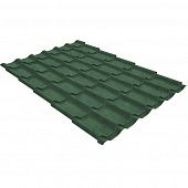 Купить Металлочерепица Grand Line Classic Safari green резка 0,5 мм по низкой цене