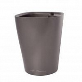 Купить Кашпо Lechuza Deltini Complete charcoal metallic 15x19 см по низкой цене