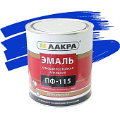 Купить Эмаль Лакра ПФ-115 синяя 2 кг по низкой цене