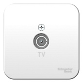 Купить Розетка Schneider Electric Blanca BLNTA000011 TV оконечная одноместная с изолирующей пластиной белая по низкой цене