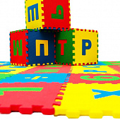 Купить Мягкий пол Eco Cover Ekoprom Русский алфавит буквы по низкой цене