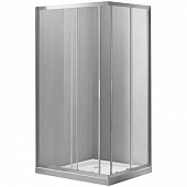 Купить Ограждение BelBagno Sela AH-2-100/80-Ch-Cr душевое 1000x800x1900 мм по низкой цене