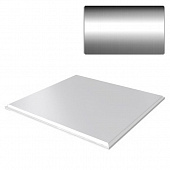 Купить Потолок кассетный Cesal Standart Tegular K90 Хром Люкс А08 595х595 мм по низкой цене