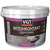 Купить Грунтовка VGT Бетонконтакт ВД-АК-0301 акриловая под штукатурку 8 кг по низкой цене