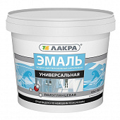 Купить Эмаль Лакра акриловая универсальная полуглянцевая 0,9 кг по низкой цене