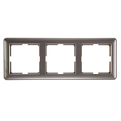 Купить Рамка Schneider Electric W59 KD-3-48 шампань трехместная по низкой цене