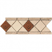 Купить Мозаика Natural Art Бордюр DS200-2 из мрамора и агломерата 300х100х10 мм по низкой цене