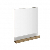 Купить Зеркало Ravak 10° 650 X000000853 темный орех с полкой по низкой цене