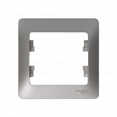 Купить Рамка Schneider Electric Глосса 1 пост платина по низкой цене