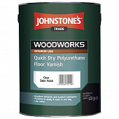 Купить Лак Johnstones Quick Dry Polyurethane Floor Varnish Satin полиуретановый 2,5 л по низкой цене