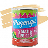 Купить Эмаль Ленинградские краски ПФ-115 Фазенда бежевая 0,9 кг по низкой цене