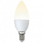 Купить Лампа Uniel Multibright LED-C37-6W/E14 матовая 3000K светодиодная по низкой цене