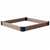 Купить Ограждение Garden Dreams ДПК для грядки 120х120х15 см по низкой цене