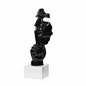 Купить Статуэтка Garda Decor Молчание D4816 черный по низкой цене