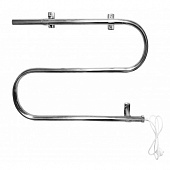 Купить Полотенцесушитель Domoterm S-образный DMT 112 электрический, правое подключение 420х500 мм по низкой цене