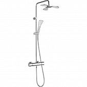 Купить Стойка Kludi Fizz Dual Shower System 6709505-00 душевая с термостатом по низкой цене