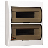 Купить Бокс DEKraft ЩРН-П-24 IP41 24-ти модульный пластиковый навесной по низкой цене