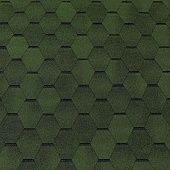Купить Черепица гибкая Tegola Top Shingle Смальто зеленая по низкой цене