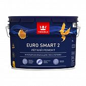 Купить Краска Tikkurila EURO SMART 2 VVA для стен и потолков в/д 9 л по низкой цене