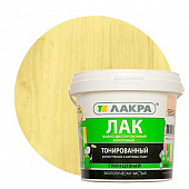 Купить Лак Лакра акриловый тонированный с УФ-фильтром бесцветный 0,9 кг по низкой цене