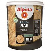 Купить Лак Alpina Аква акриловый, для паркета и полов, шелковисто-матовый 10 л по низкой цене