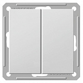 Купить Выключатель Schneider Electric W59 VS516-252-1-86 двухклавишный белый по низкой цене