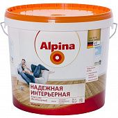 Купить Краска Alpina Надежная интерьерная матовая белая 10 л по низкой цене
