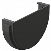 Купить Заглушка желоба Docke ПВХ Premium D120/85 графит по низкой цене
