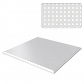 Купить Потолок кассетный Cesal Standart Tegular K90 Белый матовый 3306 с перфорацией 595х595 мм по низкой цене