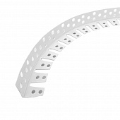 Купить Угол из ПВХ под штукатурку арочный, перфорированный, 2,5 м по низкой цене