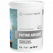 Купить Воск Vincent Decor Patine Argent перламутровый 4 кг по низкой цене