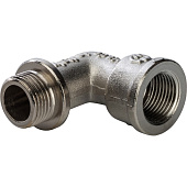 Купить Угольник Stout с упором SFT-0016-000038 3/8 дюйма никелированный с внутренней и наружной резьбой по низкой цене