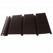 Купить Софит Docke Т4 Шоколад с центральной перфорацией 3050х305 мм виниловый по низкой цене
