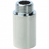 Купить Удлинитель Stout SFT-0002-001240 1/2 дюйма 40 мм хромированный с внутренней и наружной резьбой по низкой цене