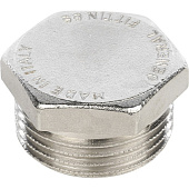 Купить Заглушка Stout SFT-0025-000034 3/4 дюйма никелированная с наружной резьбой по низкой цене