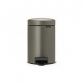 Купить Бак Brabantia newicon мусорный, платиновый, 3 л по низкой цене