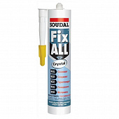 Купить Клей-герметик Soudal Fix All Crystal прозрачный 290 мл по низкой цене