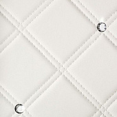 Купить Стеновая панель Sibu Leather Line Cristal Rombo 85 Bianco Silver самоклеящаяся 2612х1000 мм по низкой цене