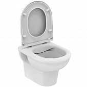 Купить Унитаз подвесной Ideal Standard EXACTO с сиденьем с микролифтом по низкой цене